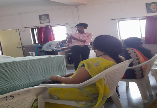 Seminar on “Microsoft Teams” at Shanti Engllish Medium School Solapur.